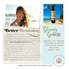 Organic Sunless Tanning Lotion for a natural bronzed glow