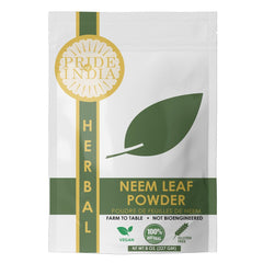 Natural Neem Margosa Herb Powder in resealable pouch