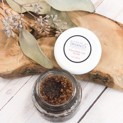 Organic Chocolate Lip Scrub for Flaky and Chapped Lips