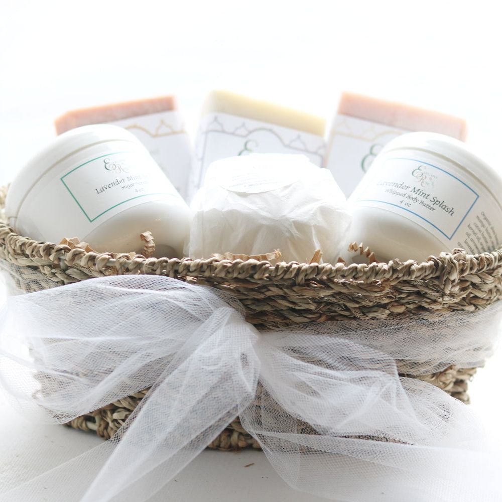 Smooth Skin Pamper Gift Set with Organic Soap and Essential Oils