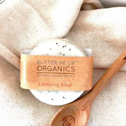 Organic Camping Soap Bar - Bug Repellant & Shampoo