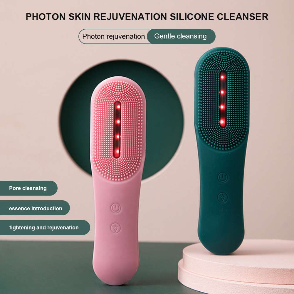 Silicone Facial Cleansing Brush for deep cleansing and exfoliation