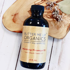 Organic Warming Massage Oil - Natural Muscle Relief