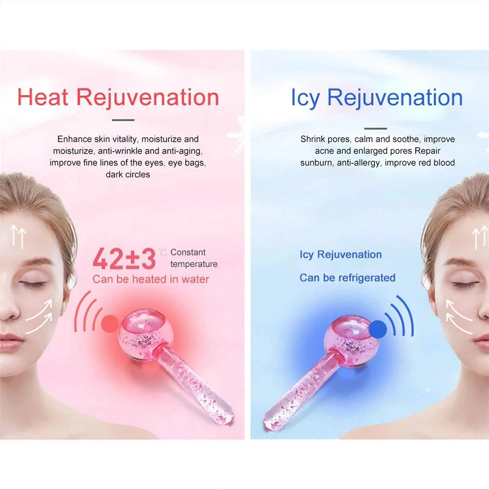 Cooling Ice Globe for facial massage and rejuvenation