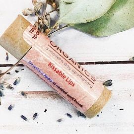 Kissable Lips Chapstick Lip Balm with Organic Ingredients