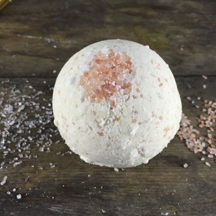 Large Organic Psoriasis Bath Bomb with Coconut Oil and Essential Oils