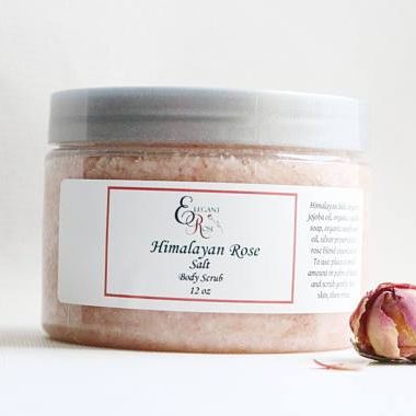 Himalayan Rose Salt Body Scrub - Exfoliating & Moisturizing