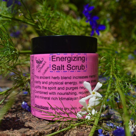 Himalayan Sea Salt Body Scrub with Organic Herbal Ingredients