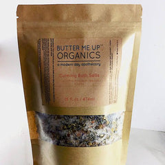 Calming bath salts with lavender and Pink Himalayan salt